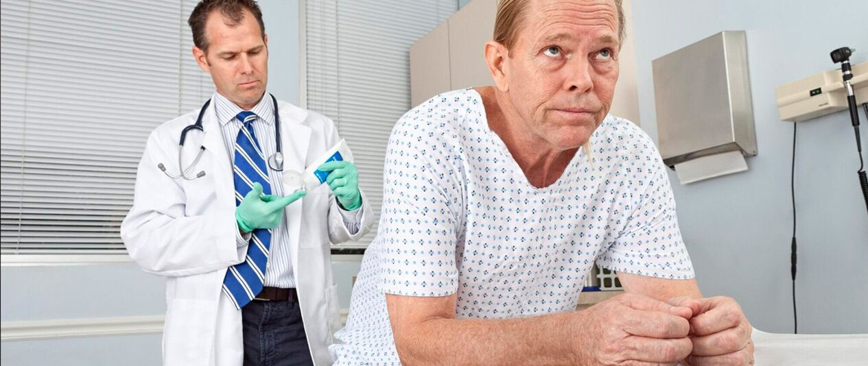 Patients with prostatitis at a specialist