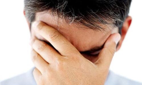A man is thinking about treatment for prostatitis